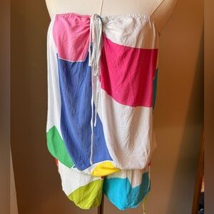 Indah Colorblock Cover up Romper